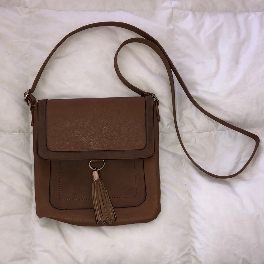 Brown crossbody purse